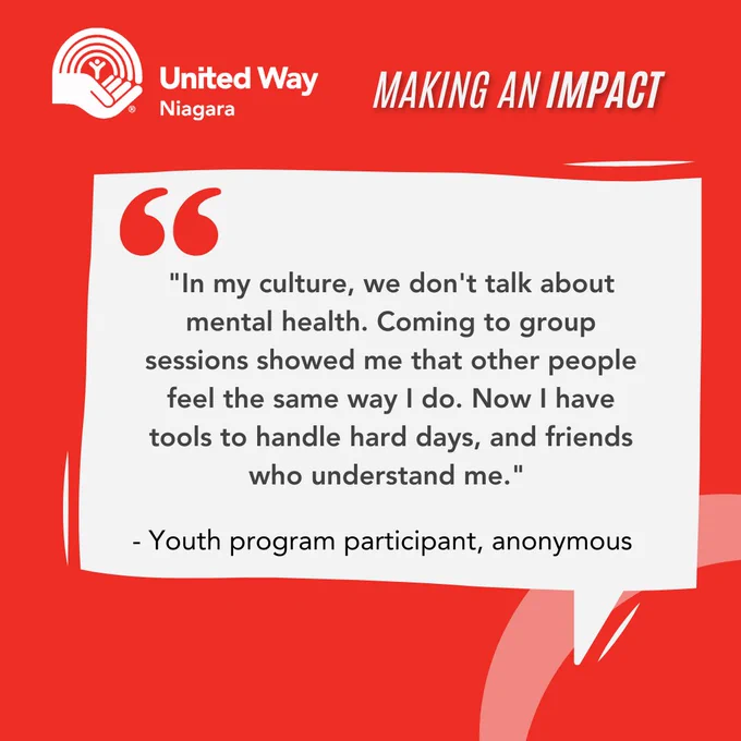 United Way Niagara - Making an Impact
Testimonial from Youth program participant