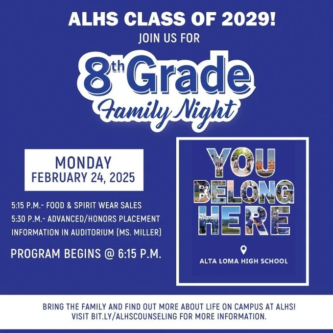 ALHS 2025 Parent Night