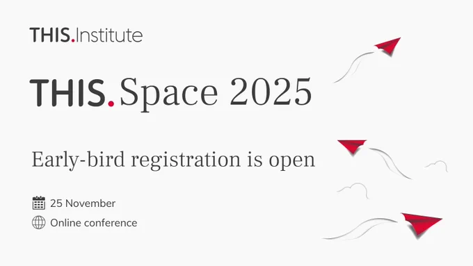 THIS Space 2025 early-bird registration is open! 25 November online conference 