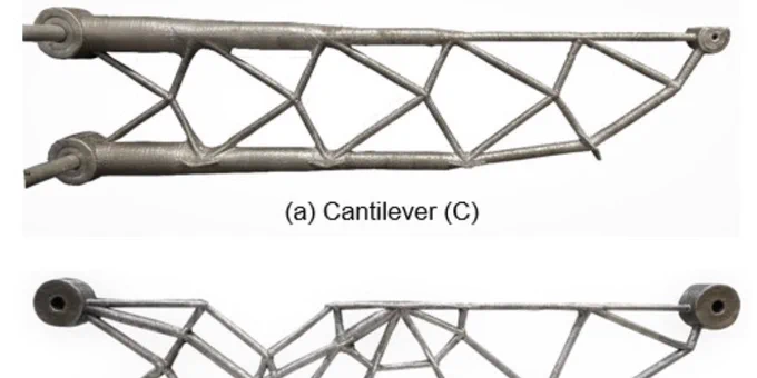Examples of optimised trusses