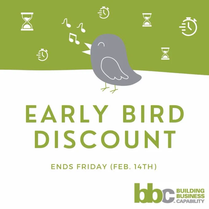 ⏳ Time's ticking! Early Bird Discount ends this Friday (Feb. 14th) – grab your ticket now and save! 🎟️🔥 hashtag

#dontmissout