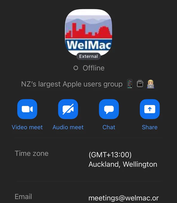 WelMac is on Zoom