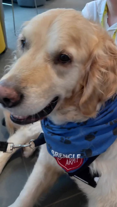 Photo of Brengle, with a salvation Army bandana around his neck