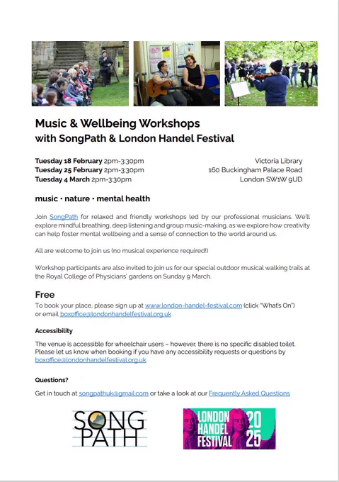SongPath workshop advert