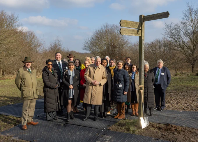 The ‘Gloucester Ride’ path, named in honour of The Duke of Gloucester, will connect the Epping Forest Visitor Centre with Connaught Water, making the Forest more accessible for a range of users. 