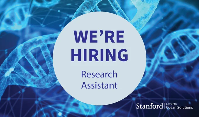 Graphic reads "We're Hiring: Research Assistant"