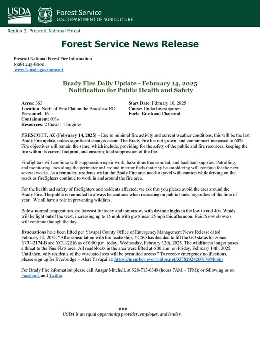 Image of news release.