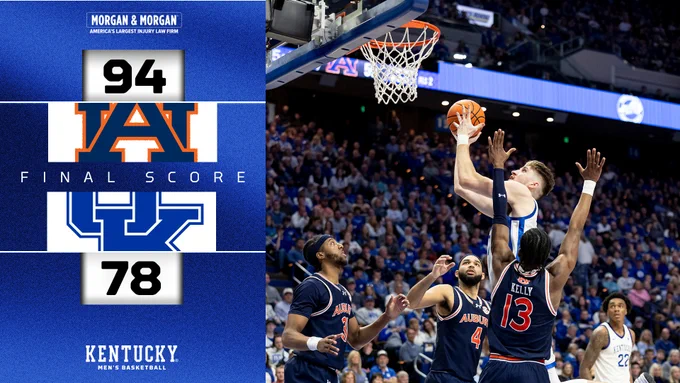 Final: Auburn 94, Kentucky 78