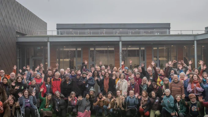 A group photo of participants at the Transition Assembly. 