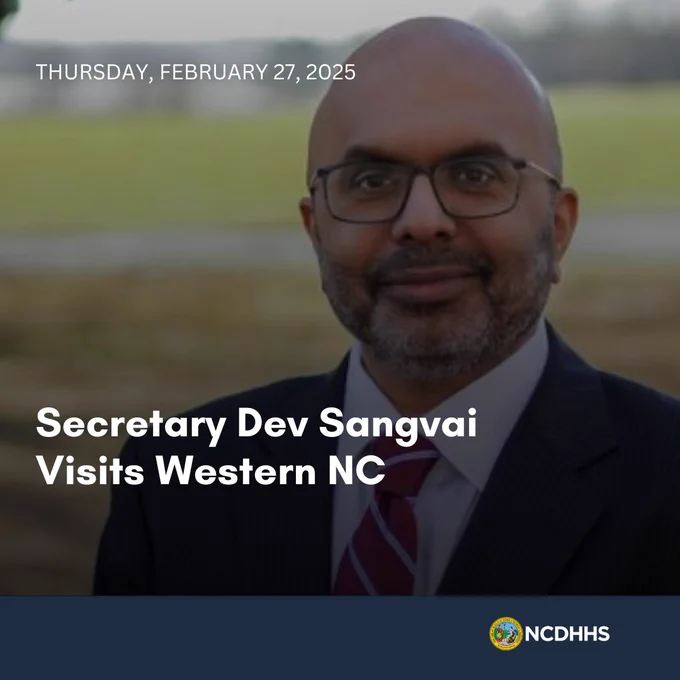 Secretary Dev Sangvai Visits Western North Carolina