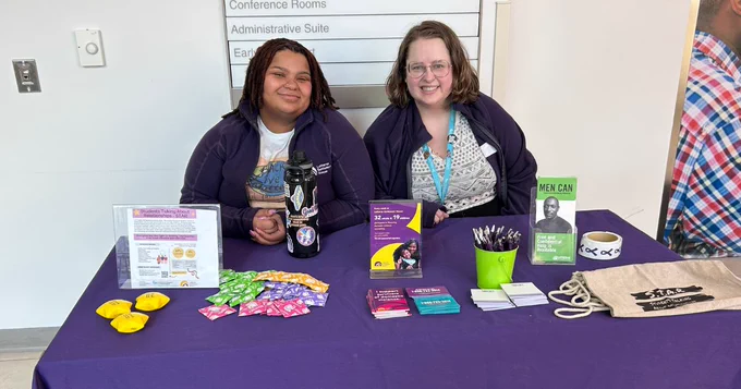 teen dating violence awareness month tabling