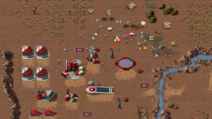 Screenshot from the Command & Conquer Remastered Collection