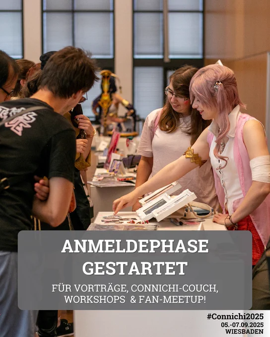 Anmeldephase gestartet für Vorträge, Workshops, Connichi-Couch und Fan-MeetUps!