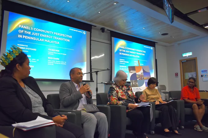 Panel at KLIMA ACTION JET BHR report launch.