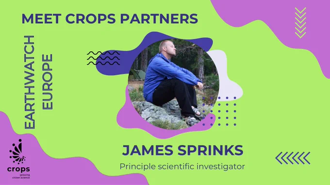 Meet crops partners. James Sprinks. Principle scientific investigator.