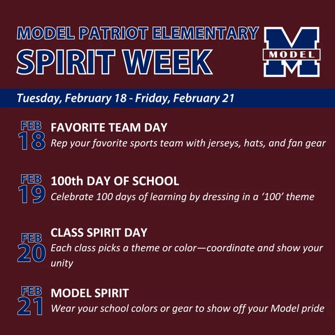 Elementary Spirit Week