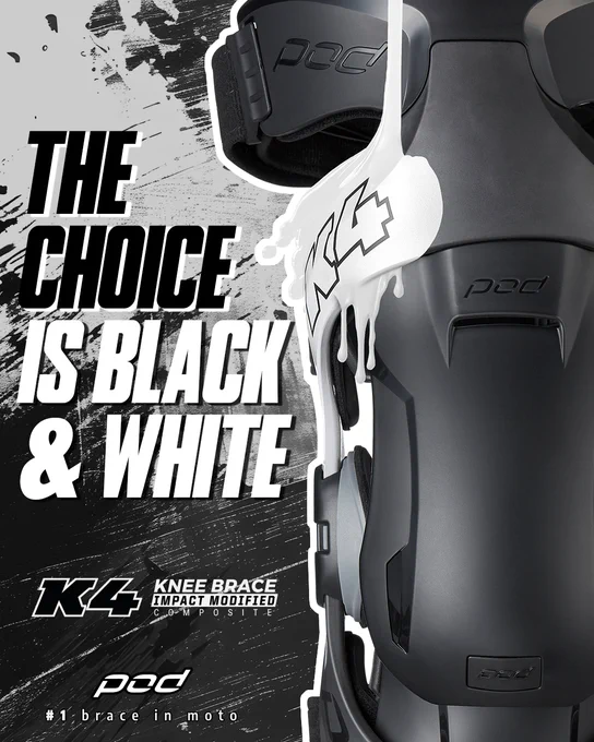 K4 2.0 Knee Brace: The Choice is Black and White. By POD Active