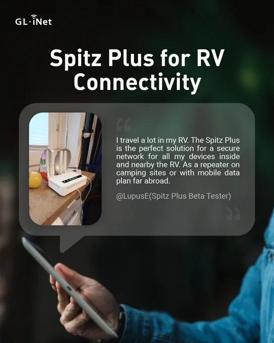 Spitz Plus (GL-X2000
) RV Connectivity