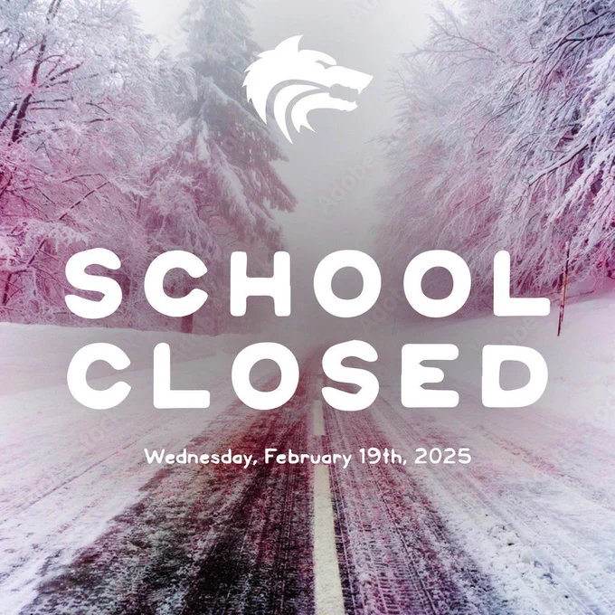 School Closed February 19