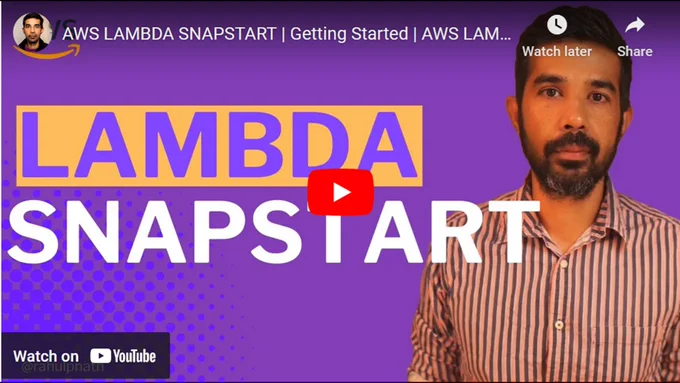 video cover slide Lambda SnapStart