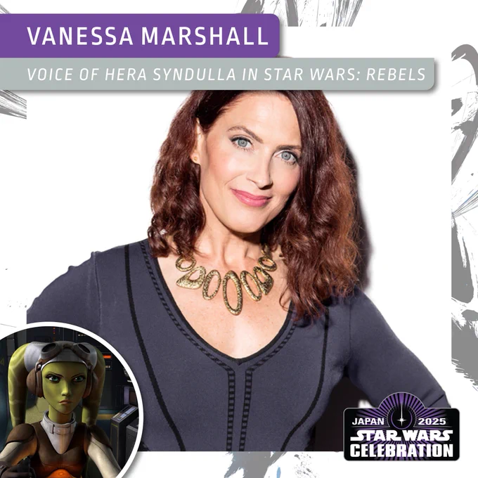 A headshot of actor Vanessa Marshall, voice of Hera Syndulla in Star Wars: Rebels