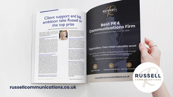 Russell Communications wins Best PR and Communications firm 2025