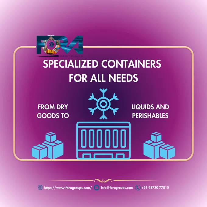Reefer and ISO tanks for safe shipping