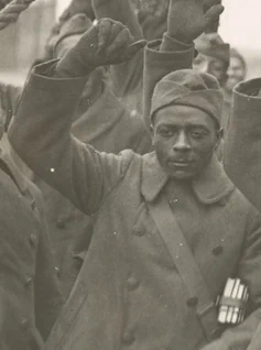 closeup from archival photo