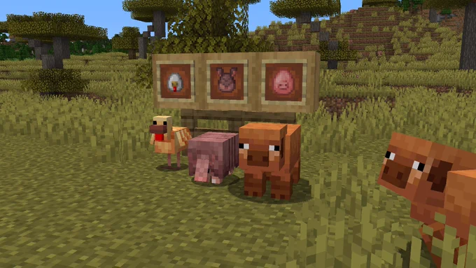 New spawn eggs with their respective mob