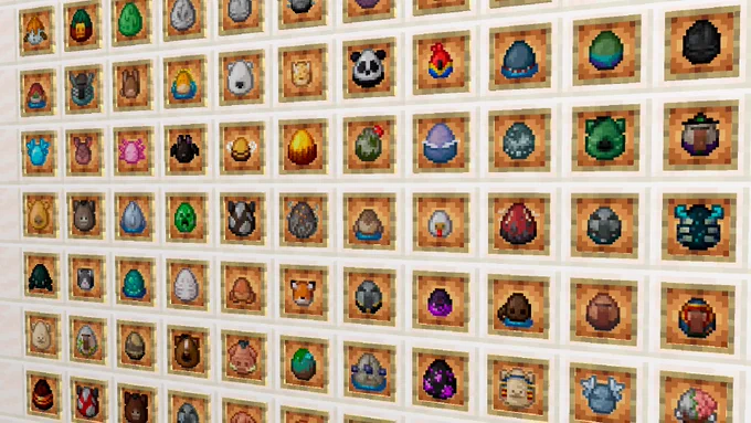 New spawn eggs