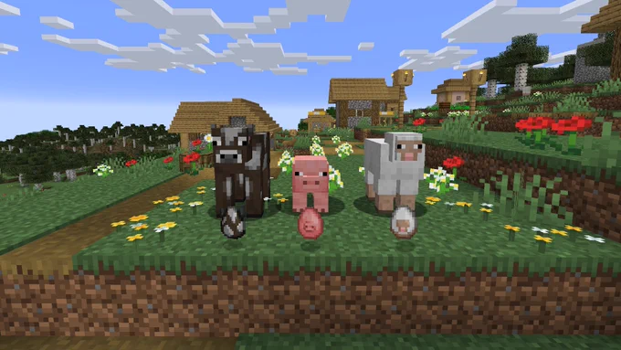Cow, pig and sheep spawn eggs