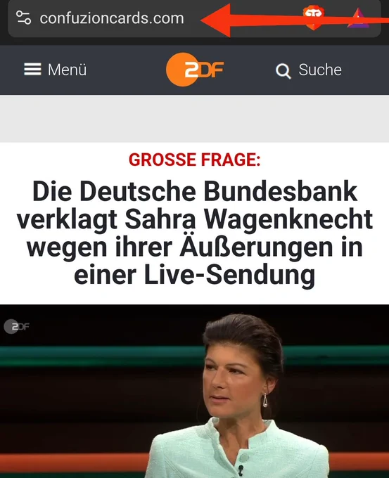 Next Fake Website that look's like @zdf