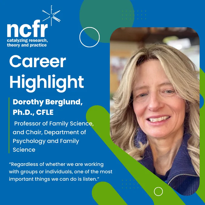 Family Life Educator career highlight