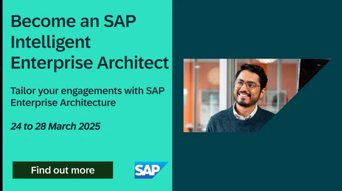  Join this course to master SAP's Enterprise Architecture Framework and fast-track your architectural projects (IEA10)