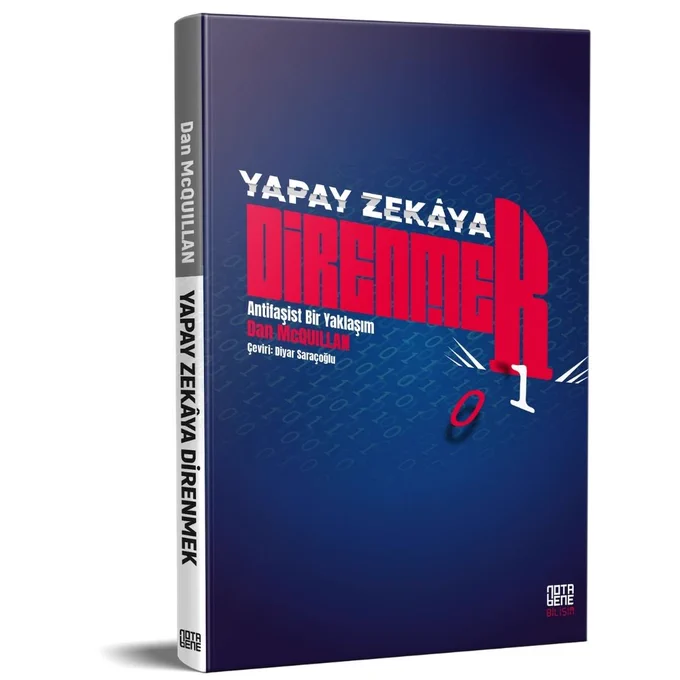 The book cover of 'Yapay Zekâya Direnmek' (the Turkish edition of ‘Resisting AI’),