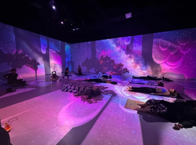 Electric Playhouse immersive yoga