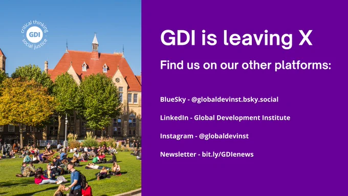 GDI is leaving X. Follow us on our other platforms (linked in post) - BlueSky, Instagram, LinkedIn and our newsletter.