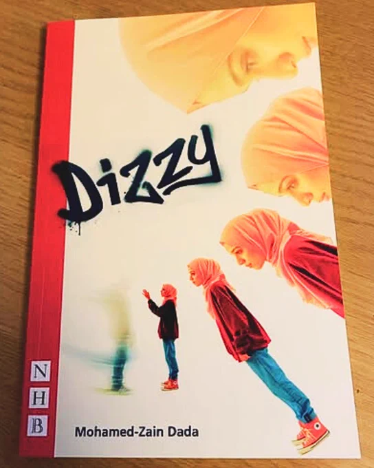The playtext for Dizzy by Mohamed-Zain Dada published by Nick Hern Books. 