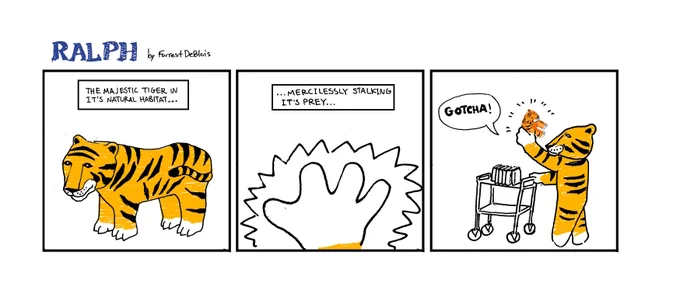 Ralph tiger hunt comic