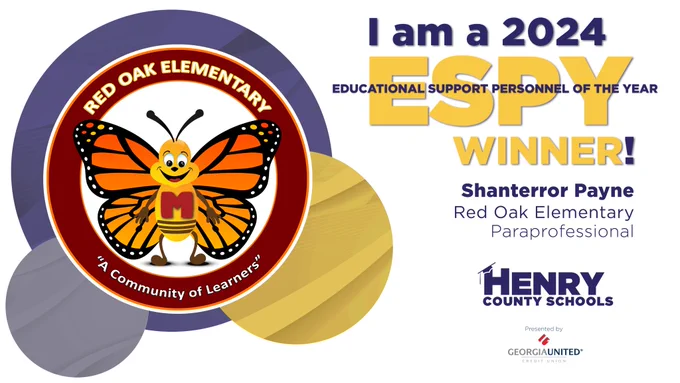 Shanterror Payne, Red Oak Elementary's Paraprofessional