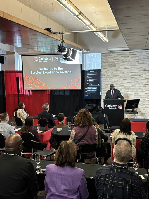 CU President and Vice-Chancellor, Dr. Wisdom Tettey opening up the ceremony.