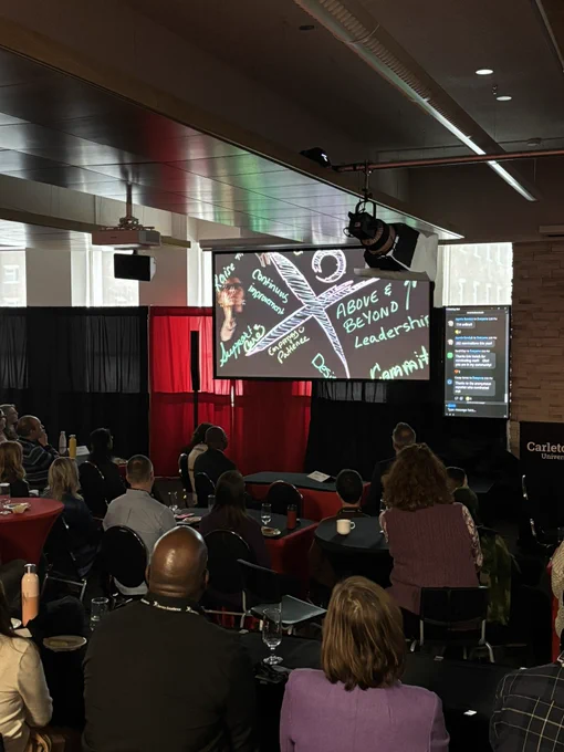A photo of the annual Service Excellence Video.