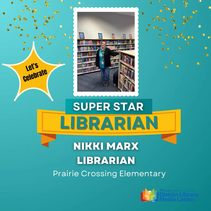Photo of Nikki Marx, librarian at Prairie Crossing Elementary.