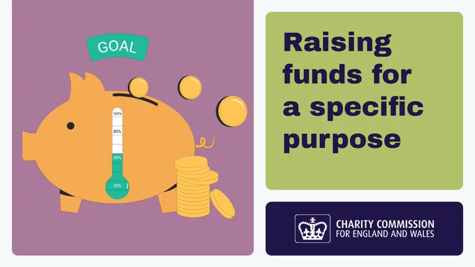 Raising funds for a specific purpose.