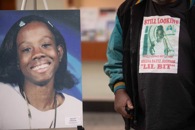 a picture of missing adult sheena johnson