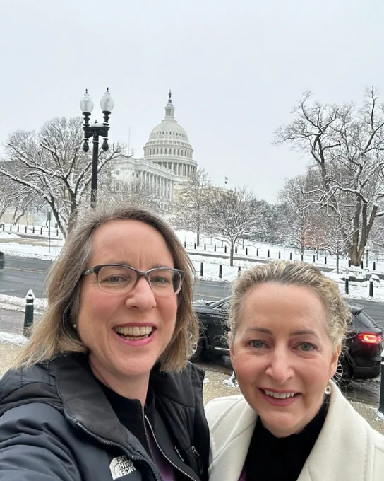 With PanCAN President & CEO Julie Fleshman on Capitol Hill