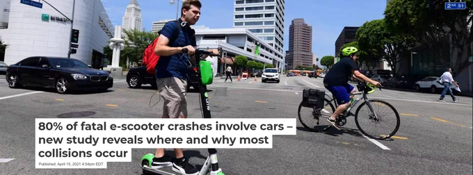 https://theconversation.com/80-of-fatal-e-scooter-crashes-involve-cars-new-study-reveals-where-and-why-most-collisions-occur-158609