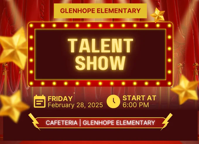 GHES Talent Shot Friday, February 28th at 6pm