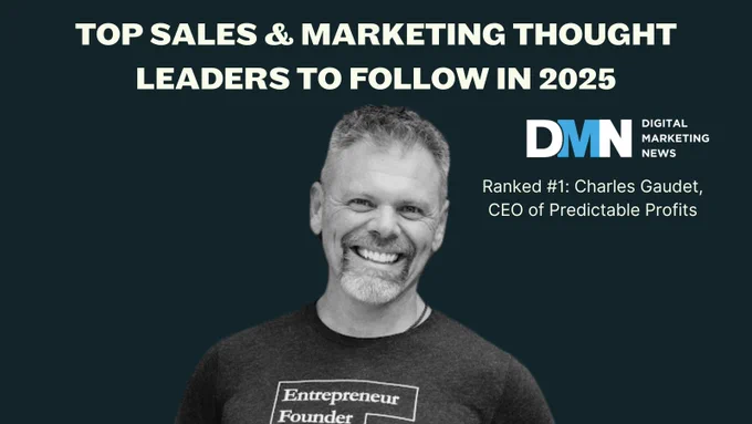 Charles Gaudet, CEO of Predictable Profits.  https://www.PredictableProfits.com