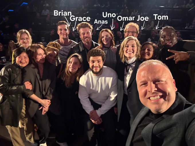 Sam pic as OP with people identified. From left to right: Brian, Grace, Anas, Uno, Omar, Joe, and Tom 